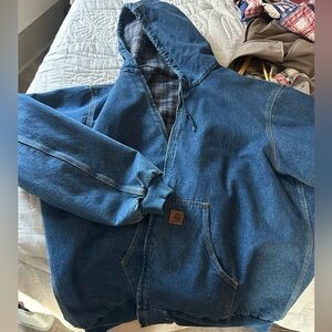 Carhartt Denim Hooded Coat